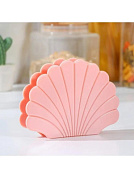 Салфетница "Ракушка" розовая ИскраПласт ООО IS10802/9