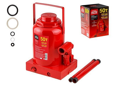 Домкрат гидравлический 50 т. бутылочный 255-405 мм STARTUL AUTO ST8018-50