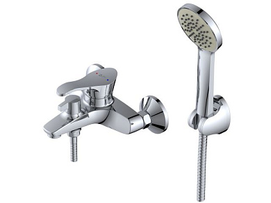 Смеситель для ванны, Lt D40, серия JAS, высота - 90 мм, длина излива - 164 мм излив монолитный. AV Engineering AVJAS3-A080-330