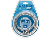 Шланг душевой, PVC, 1/2" г-г 175 см, хром, AV Engineering AVSSS-111