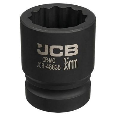 Головка ударная 1'' 12-гр 35 мм JCB JCB-48835