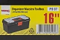 Ящик пластмассовый 16", 410x200x180 мм WMC TOOLS WMC-PO.07