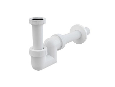 Сифон для умывальника и биде, пластик O32, Alcaplast A45F-DN32-BL-01