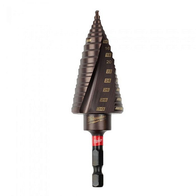 Сверло по металлу cтупенчатое SHOCKWAVE IMPACT DUTY D 101 мм 12 шагов Milwaukee