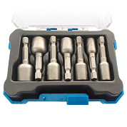 Набор торцевых головок под шуруповерт 6-13 мм 1/4'' 7 пр Scheppach Sch-HW-S9