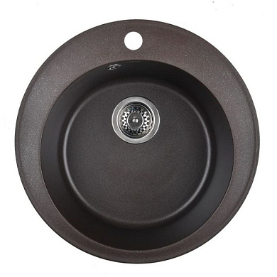 Мойка кухонная из мраморной крошки, coffee, Wisent WR480-27