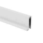 Профиль алюминиевый SENATOR белый глянец горизонт нижн. L-6000 мм для узкой сис-мы АЛЮТЕХ 79414