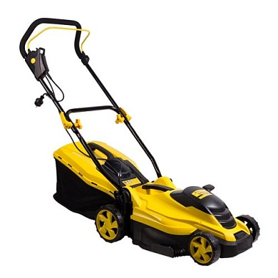 Электрическая газонокосилка, 220 В, 50 Гц, 1600 Вт, 360мм, 20-70мм, пласт.+ткань, 45л Champion EM3616
