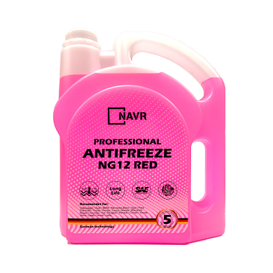Жидкость охлаждающая "Antifreeze NG12 RED" 4,2л NAVR ANG5R