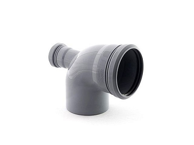 Отвод 110/50х87 вых.тыл. РТП, для внутренней канализации РосТурПласт 36650