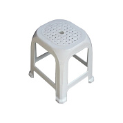 Табурет "Симпатия" большой, белый РУССПЛАСТ РП-311бел