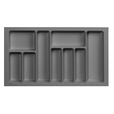 Лоток для столовых приборов 800 LINER 735*430, графит AKS 117237