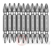 Наборы двухсторонних бит PH.2, L45 мм 10 пр. 1/4'' Force 2101