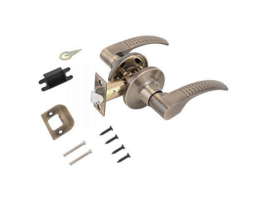 Защелка врезная межкомнатная 8510 PS AB бронза пустая СТАНДАРТ УЗК 10147