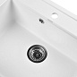 Мойка кухонная из мраморной крошки, white, Wisent W600-28
