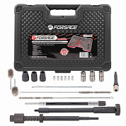 Набор приспособлений для чистки посадочных мест форсунок и свечей накаливания 20 пр. Forsage F-921G2BD