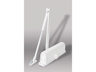 Доводчик дверной гидравлический NOTEDO DC-060-I, 20-60кг белый УЗК 9530