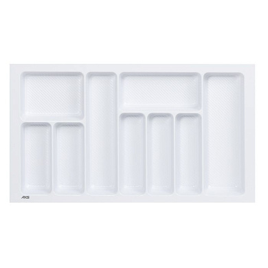 Лоток для столовых приборов 800 LINER 735*430, белый AKS 117213