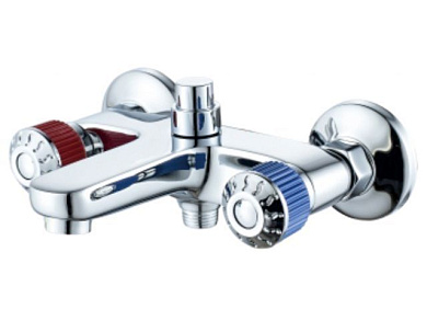 Смеситель для ванны вентильный тип I, серия 330, короткий монолитный излив. эксцентриков нет ECONOCE EC0331