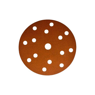 Круг шлифовальный Ø150 мм 15 отверстий P120 (керамика на бумаге) Horex GTA212F120