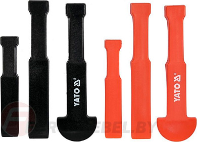 Набор скребков NYLON 6 шт. Yato YT-08477