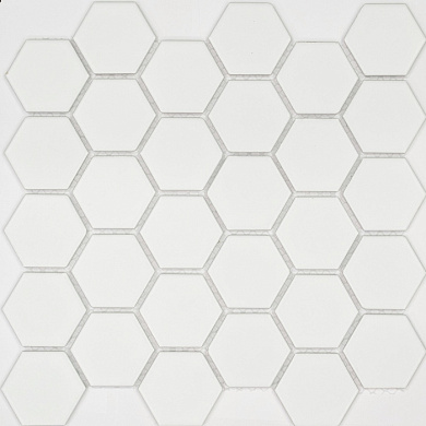 Мозаика L'Universo Milk Hexagon, 51х59х6 мм, MOSAICSTORY 30320
