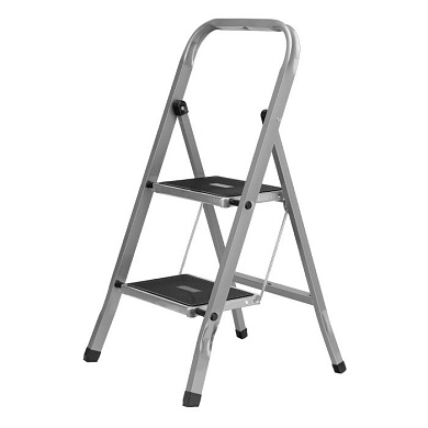 Стремянка 2 ступени, с резиновыми ковриками, Россия Сибртех 97867