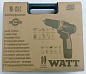 Шуруповерт WAS-12Li-2 WATT 1.012.027.12