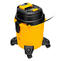Пылесос строительный RVC20, 1400 Вт, бак 20 л, шланг 3 м, розетка с автосинхр. Denzel 28202