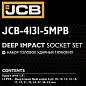 Набор глубоких ударных головок 13 пр., 1/2'' 10-32 мм 6-гр JCB JCB-4131-5MPB