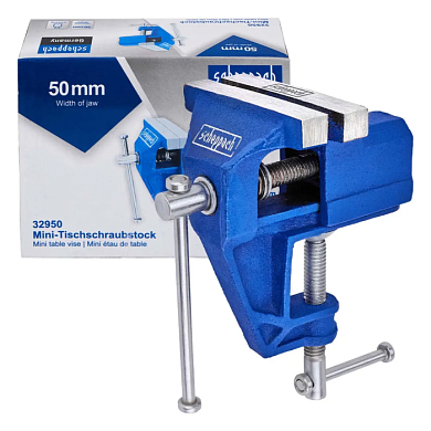 Тиски слесарные мини, ширина губ - 50 мм Scheppach Sch-32950
