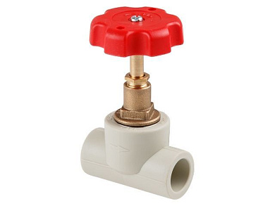 Вентиль ПП в сборе 20х90, сер. РосТурПласт 15523