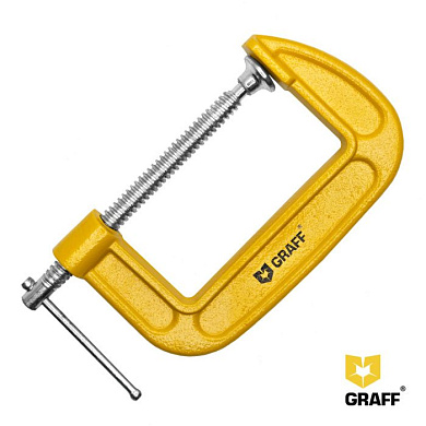 Струбцина 100 мм G-образная PYG014 GRAFF 2406006