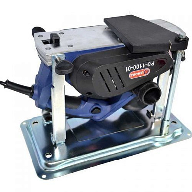 Рубанок ручной электрический,1100 Вт, 16000 об/мин, 82мм, 0-3мм Диолд РЭ-1100-01(подставка)