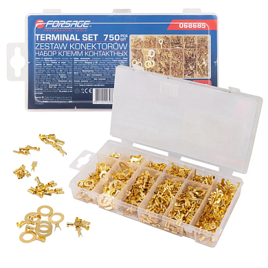 Набор клемм контактных 750 шт Forsage F-068685
