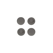 Заглушка пластик к конфирматам тёмно-серый (05) (упак.-1тыс.шт.) PL 12464