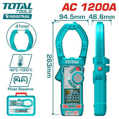 Токовые клещи TOTAL TMT7610001