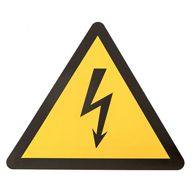 Наклейка "Молния" (100х100х100мм,) EKF PROxima an-1-01