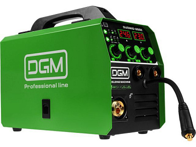 Полуавтомат сварочный DUOMIG-255E, 220В, MIG/FLUX/MMA/TIG, евроразъем, смена полярности DGM DG5822-5