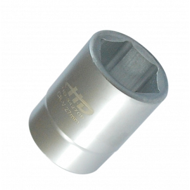 Головка торцевая 3/4" 6-гр 27 мм L50 мм CrV H-D HD-342706