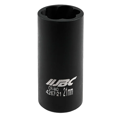 Головка-экстрактор ударная двухсторонняя 1/2'' 21 мм 6-гр JBC JBC-4267-21