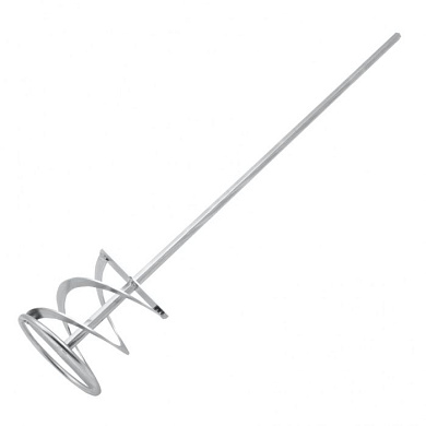 Миксер для красок и штукатурных смесей, 100х600 мм, оцинкованный, шестигранный хвостовик 10мм Denzel 848457