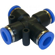Пневматический фитинг PU/PE тип Х12 мм Geko G03054