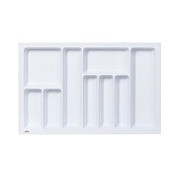 Лоток для столовых приборов 800 LINER 735*485, белый AKS 132248