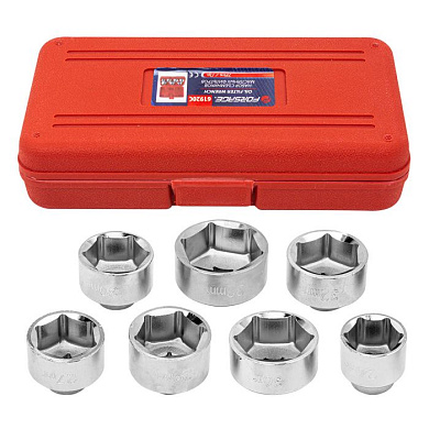 Набор головок для откручивания масляных фильтров, 7 пр. Forsage F-61920С