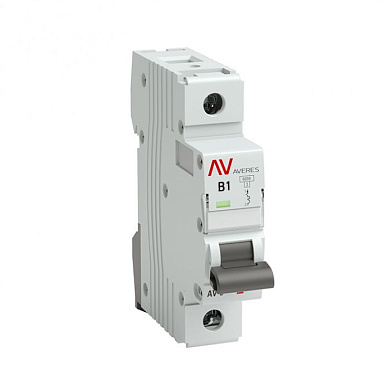 Выключатель автоматический AV-6 1P 1A (B) 6kA EKF AVERES mcb6-1-01B-av