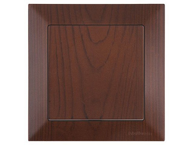 Выключатель 1-клав. двухполюсный, скрытый, винт. зажим, орех, DARIA, 10 A, 250 V, IP 20, Mutlusan 21204050257