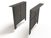 Перегородка-сифон к дождеприемнику 300х300, черный Ecoteck ДИ 03505000