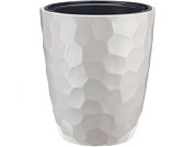 Кашпо МОЗАИКА D340 мм H390 мм со вставкой, кремовый IDEA М3409