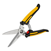 Ножницы универсальные 200 мм, прямой рез, нержавеющая сталь Denzel 78319